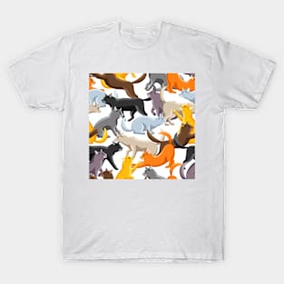 Cat patern T-Shirt